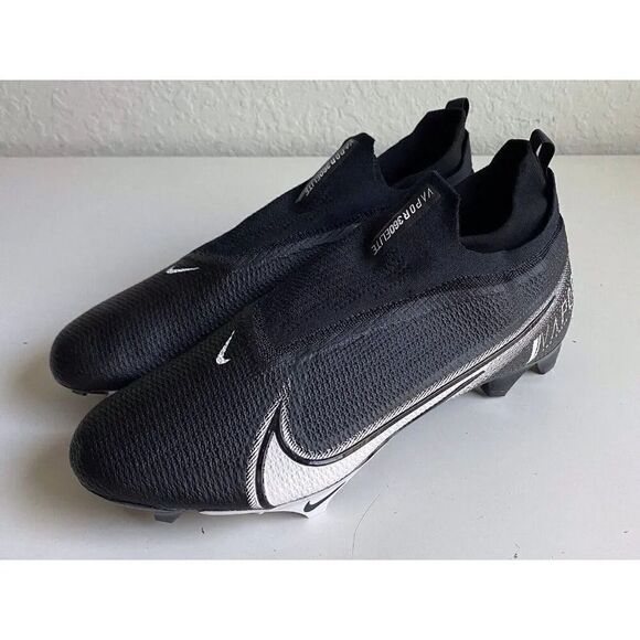 Nike Vapor Edge Elite 360 Flyknit Black Football Cleats CV6317-001 Men’s Sz 14 W - Picture 7 of 10